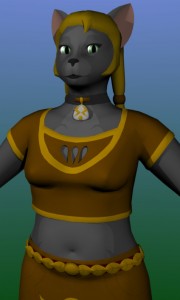 Slyvette, 3D Model